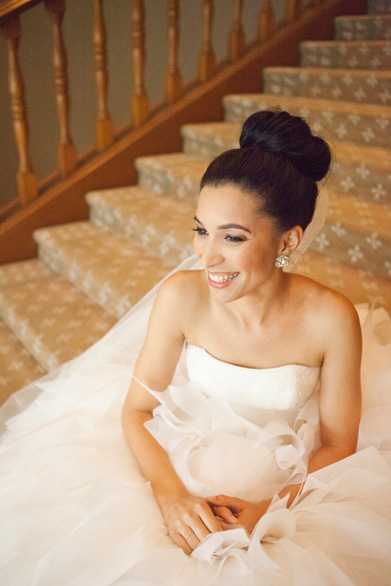 Bride on Stamford Stairs, Goma, Brisbane Wedding Photography