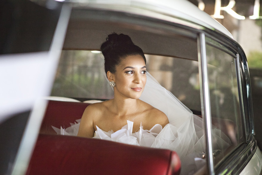 Bride in Classic Car, Goma, Brisbane Wedding Photography