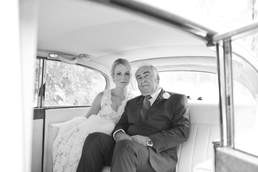 Bride and Father, Hunter Valley Wedding by Brisbane Wedding Photographers, Kwintowski Photography