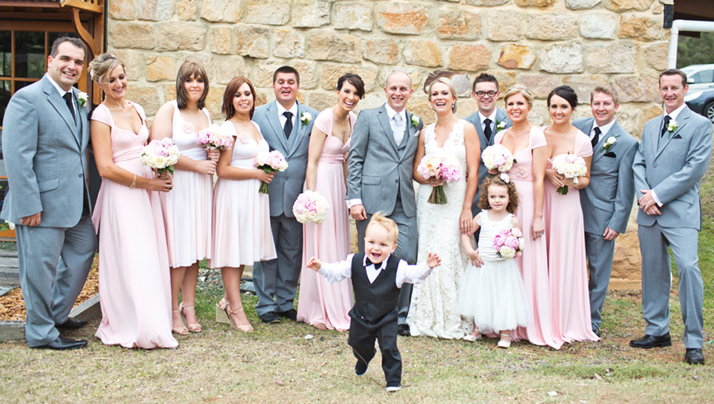 Group Photo, Hunter Valley Wedding by Brisbane Wedding Photographers, Kwintowski Photography