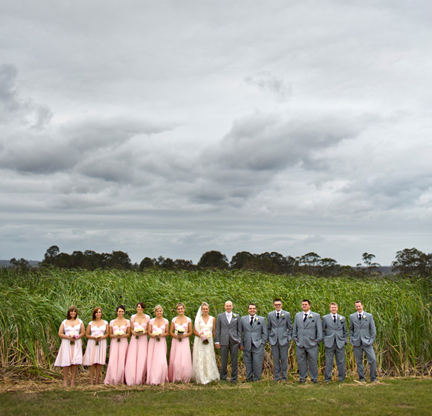 Bridal Party, Hunter Valley Wedding by Brisbane Wedding Photographers, Kwintowski Photography