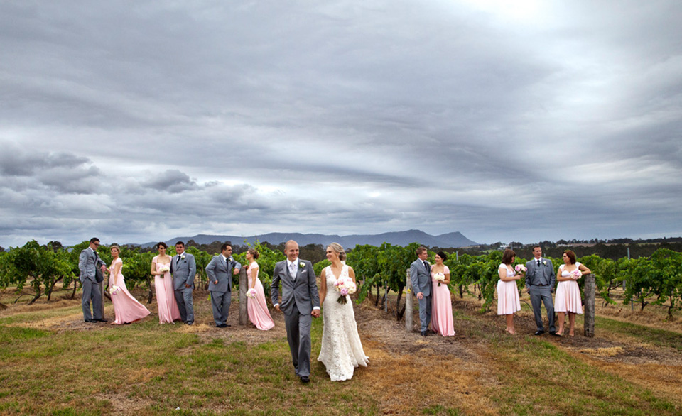 Bridal Party, Hunter Valley Wedding by Brisbane Wedding Photographers, Kwintowski Photography