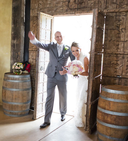 Reception Entrance, Hunter Valley Wedding by Brisbane Wedding Photographers, Kwintowski Photography