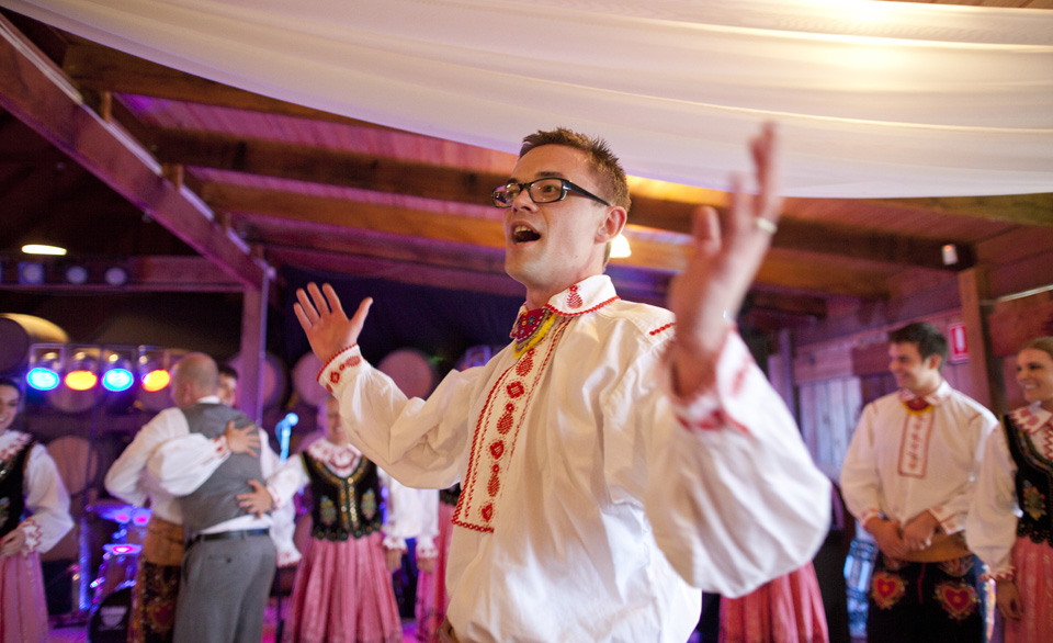 Polish Dancing, Hunter Valley Wedding by Brisbane Wedding Photographers, Kwintowski Photography