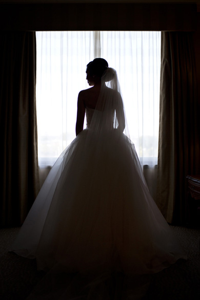 brides silhouette | Brisbane Wedding Photographer